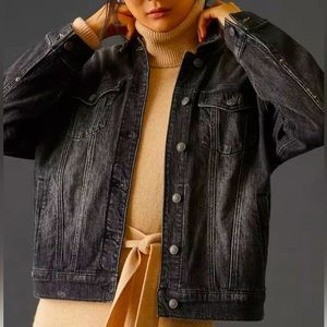 Anthropologie Pilcro Boyfriend Distressed Denim jacket NWT